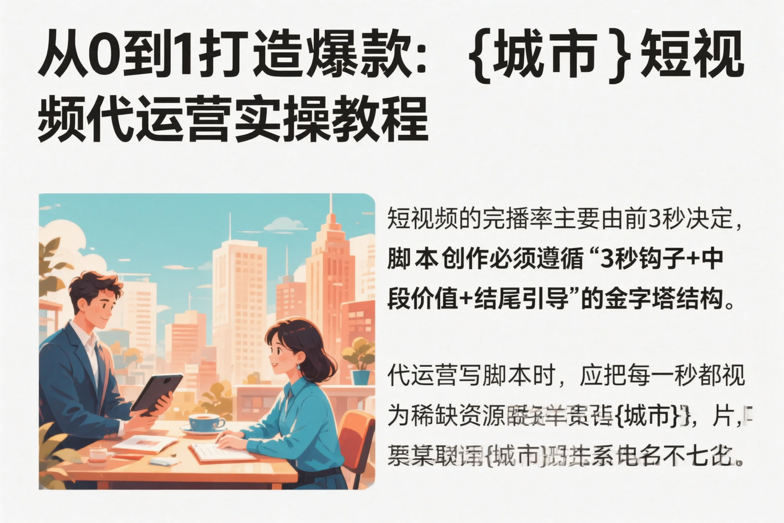从0到1打造爆款:黄石短视频代运营实操教程
