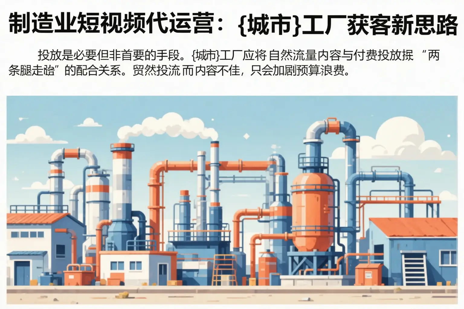 制造业短视频代运营:黄石工厂获客新思路