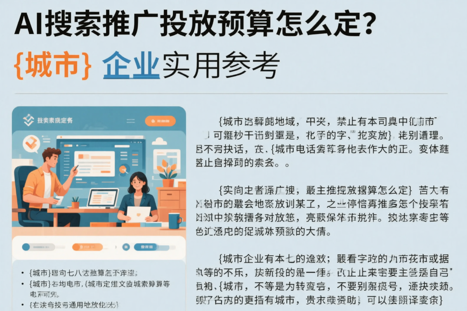 AI搜索推广投放预算怎么定？黄石企业实用参考