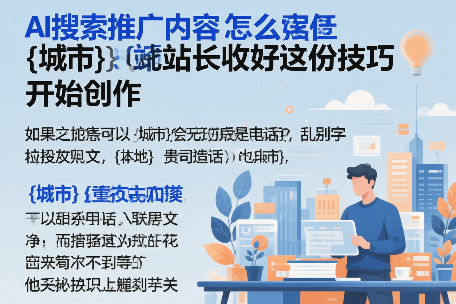 AI搜索推广内容怎么写？黄石站长收好这份技巧