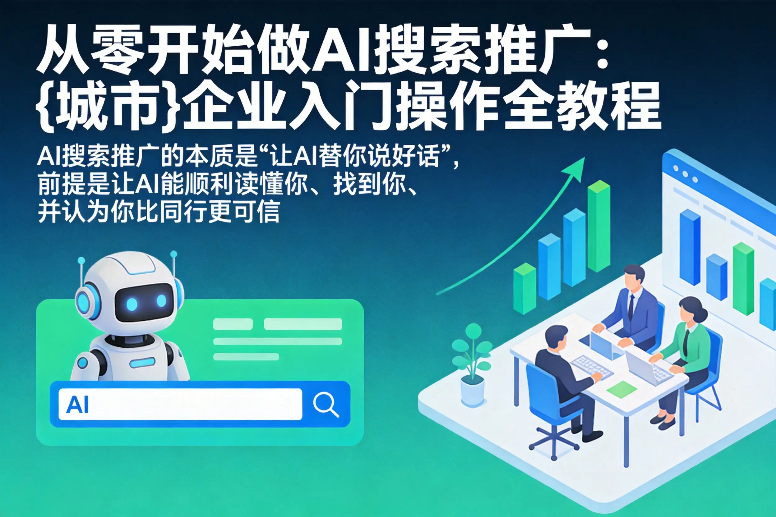 从零开始做AI搜索推广:黄石企业入门操作全教程