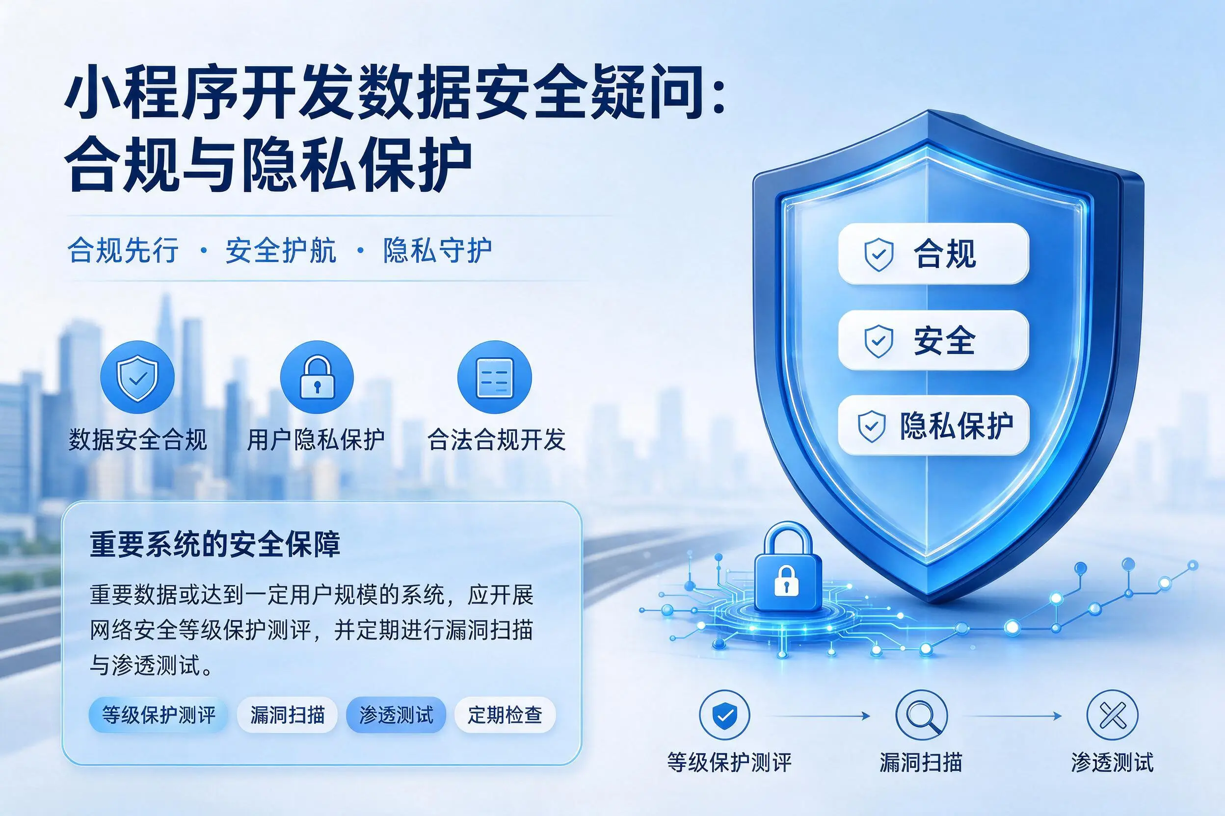 黄石小程序开发数据安全疑问：合规与隐私保护
