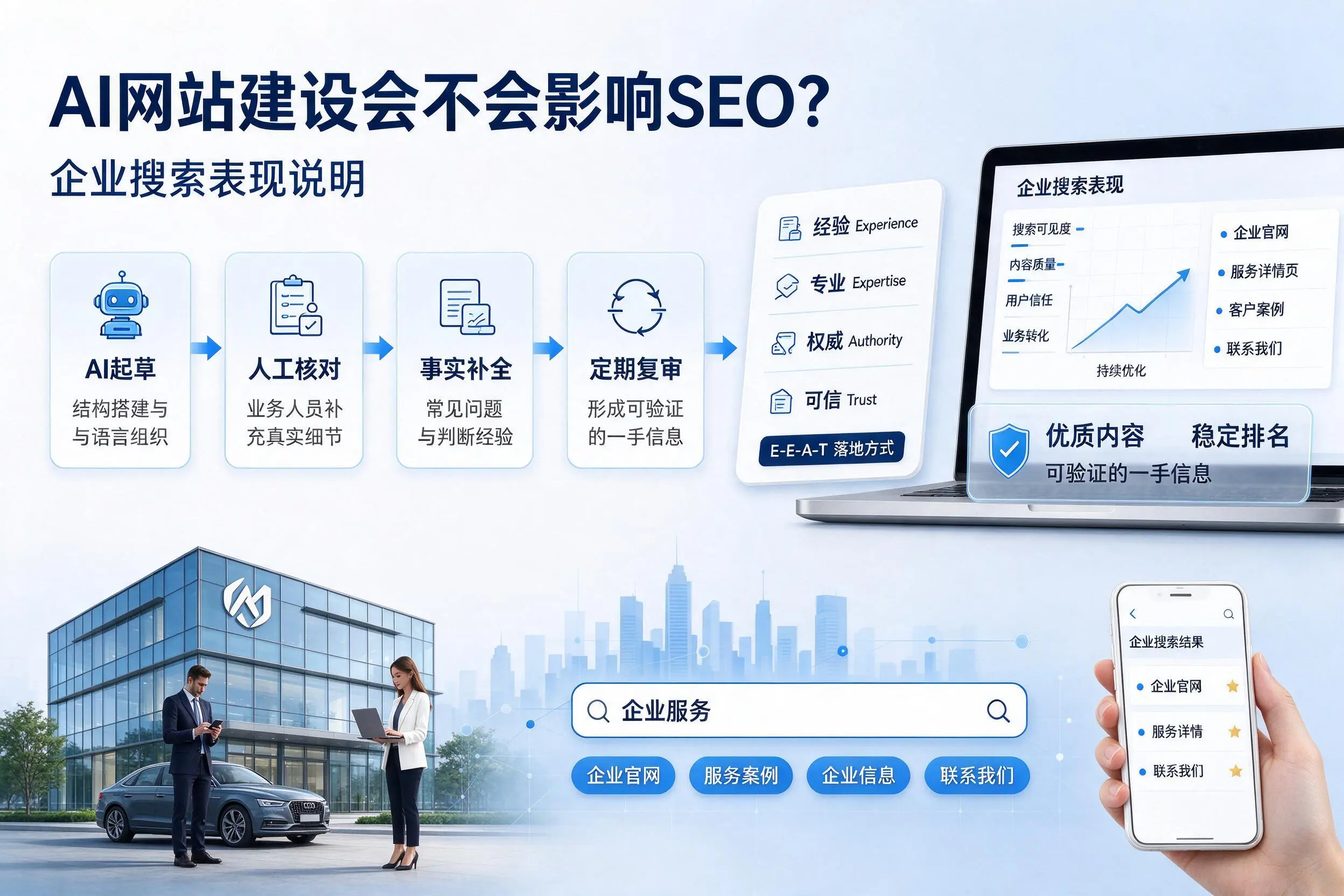 AI网站建设会不会影响SEO？黄石企业搜索表现说明