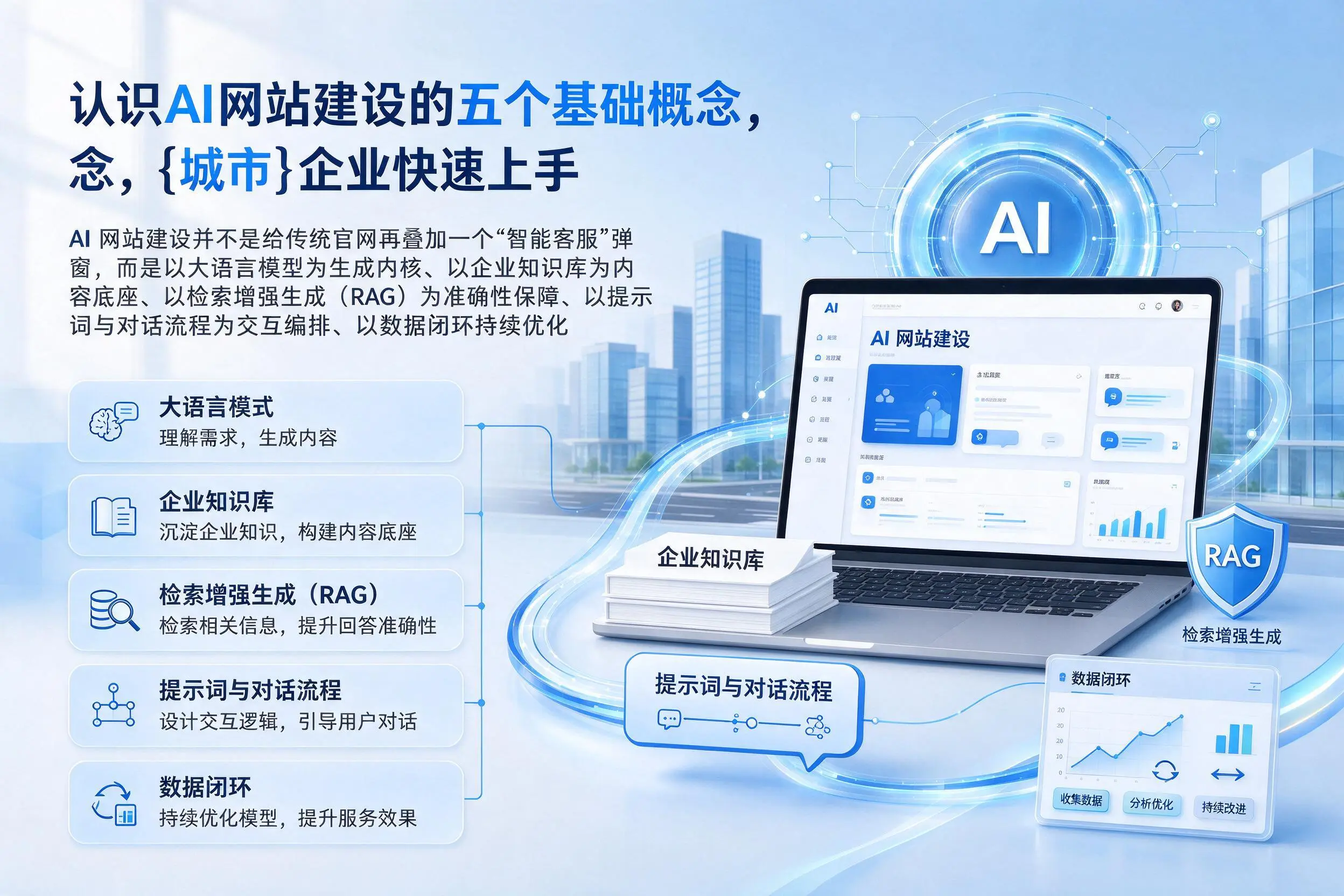 认识AI网站建设的五个基础概念，黄石企业快速上手