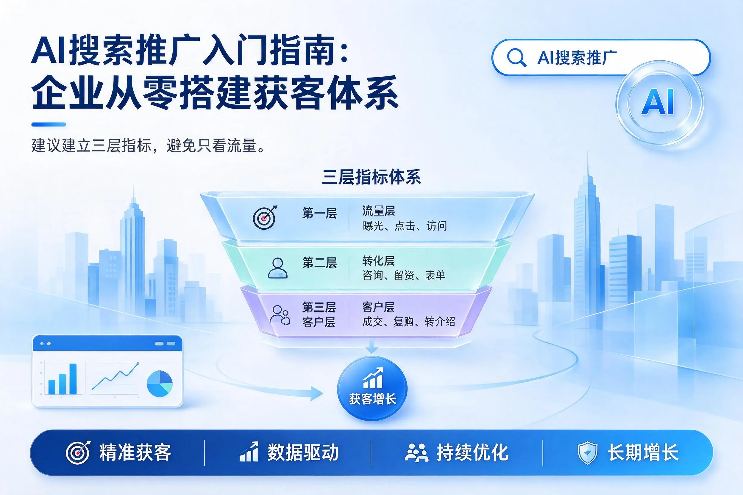 AI搜索推广入门指南:黄石企业从零搭建获客体系