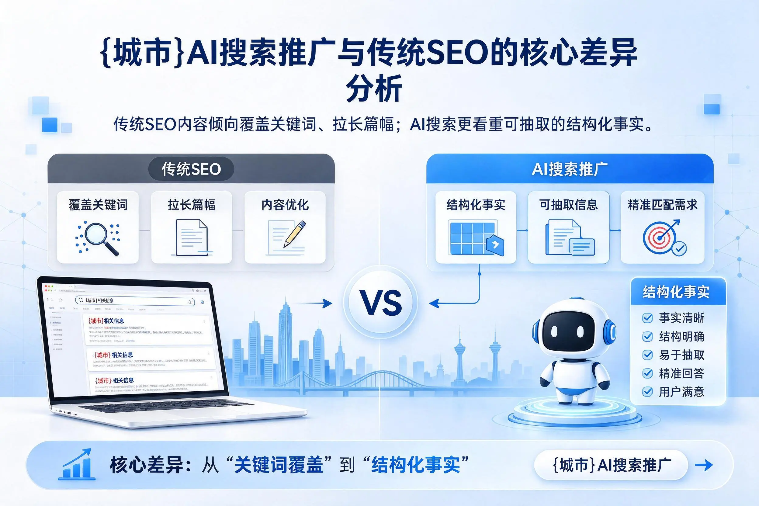 黄石AI搜索推广与传统SEO的核心差异分析